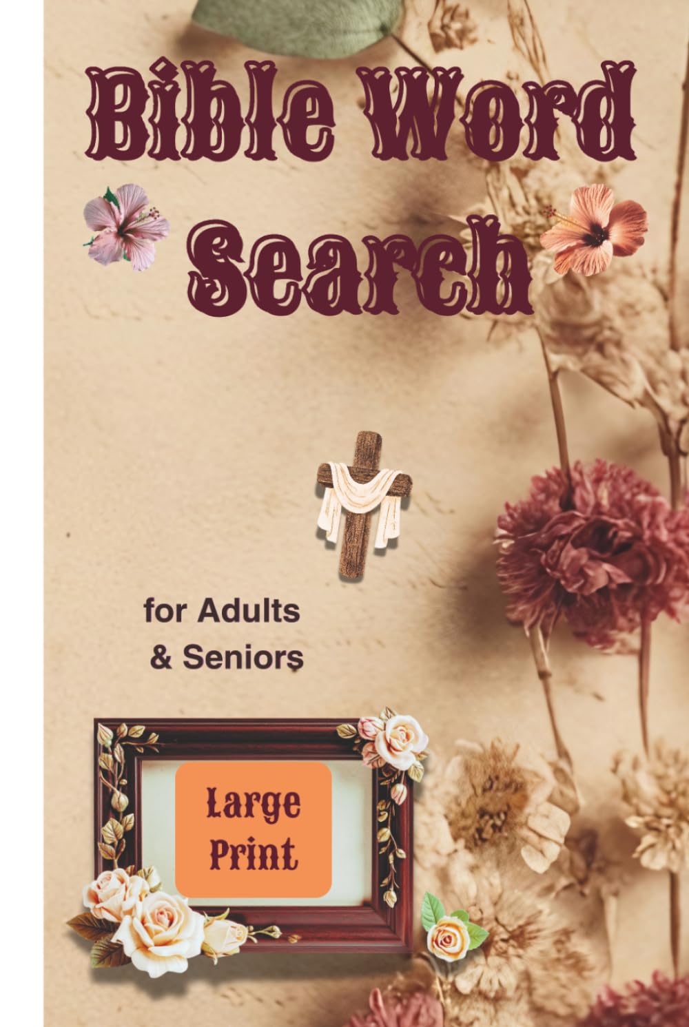 Bible Word Search Large Print for Adults & Seniors: Christian Devotional Word Search Book, 1400 Inspirational Words of Jesus with Scripture Verses for Spiritual Growth & Faith-Based