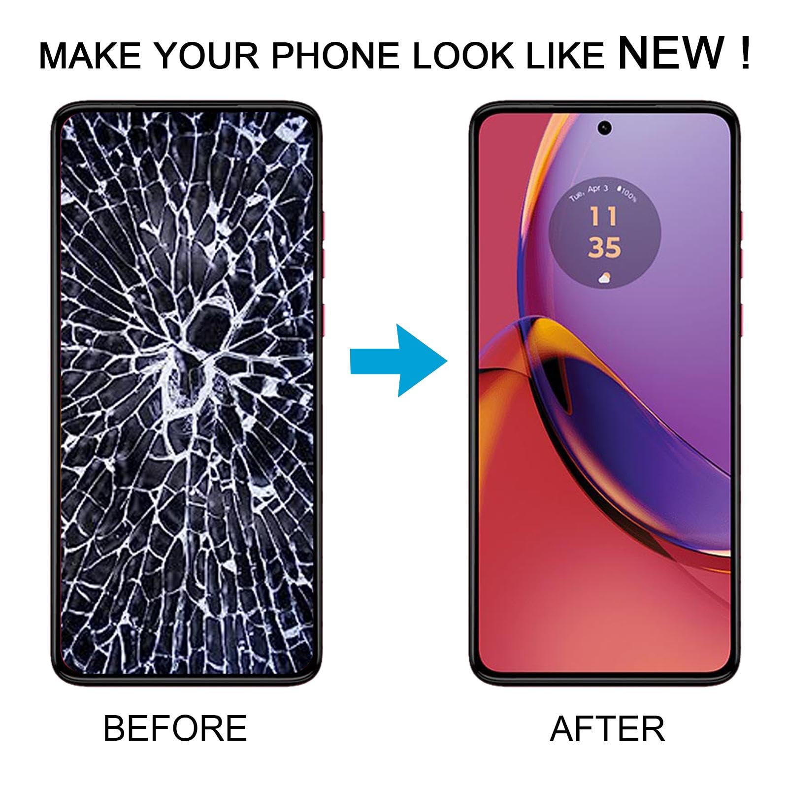 Pour Motorola Moto G84 5G AMOLED Écran LCD avec Digitizer Assemblée Complet Accessoire