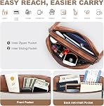 SYTRAH Crossbody Purse for Women, Anti-Theft Crossbody Shoulder Bag with Built-in Wallet & RFID Blocking for Travel Workout