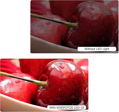 Vista 7 de Kiwifotos Mini luz de video LED para cámaras Sony ZV-1F ZV1F ZV-1 II ZV1 ZV-E10 II ZVE10 Canon PowerShot V1 EOS R50 V y más, accesorios de accesorio