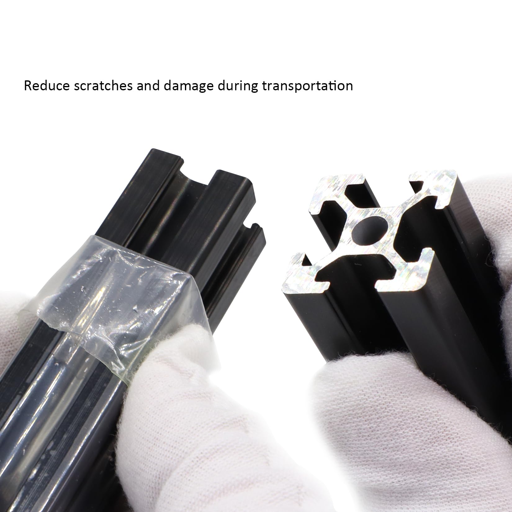 4Pcs 400mm 20 Series Aluminum Extrusion 2020 Series European Standard T Slot Extruded Aluminum Profiles Rail for 3D Printer Parts Linear Rail Aluminum Profile Extrusion Rail — Amazon image 4