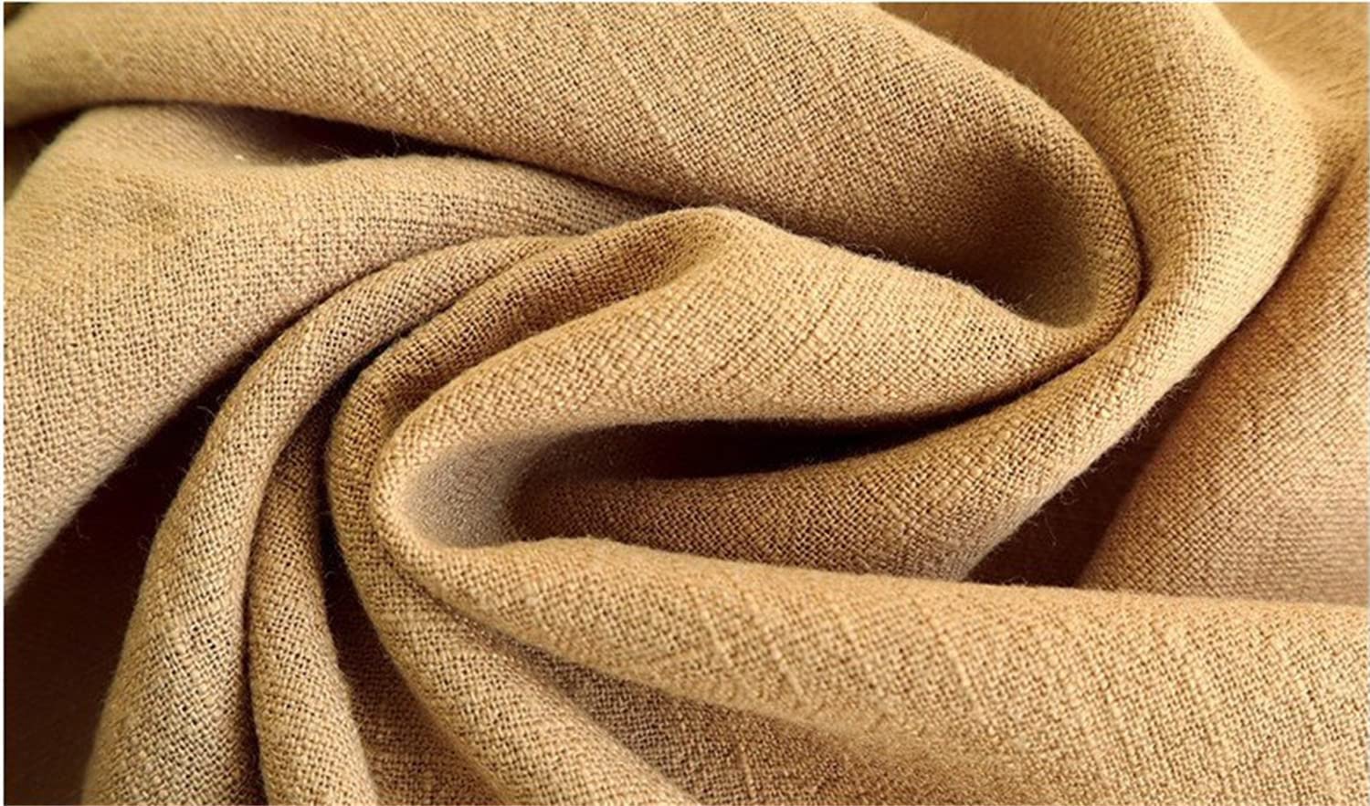 6er Set Stoffservietten Leinenservietten Baumwolle 100% Natur Leinen Tischdekoration Küche Esstisch Abendessen Cafe Restaurant 40*40CM Familienessen Hochzeiten Cocktail Startseite Weihnachten(Beige)