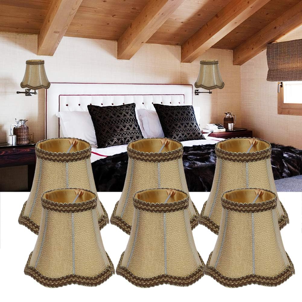 Cyrank 6PCS Small Lamp Shade