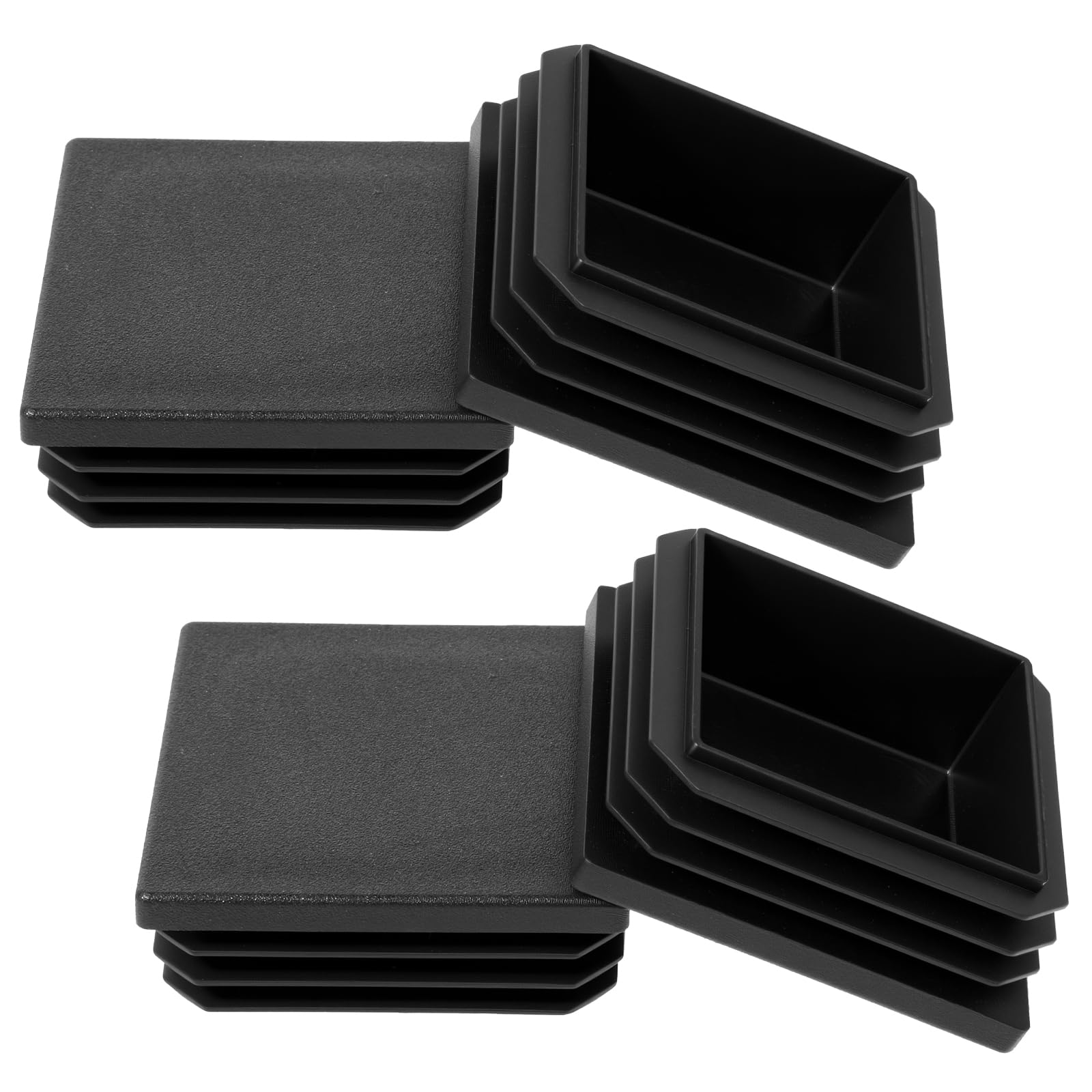 Lot De 12 Bouchons à Laelles Pour Tube Carré - 25 X 25 - En