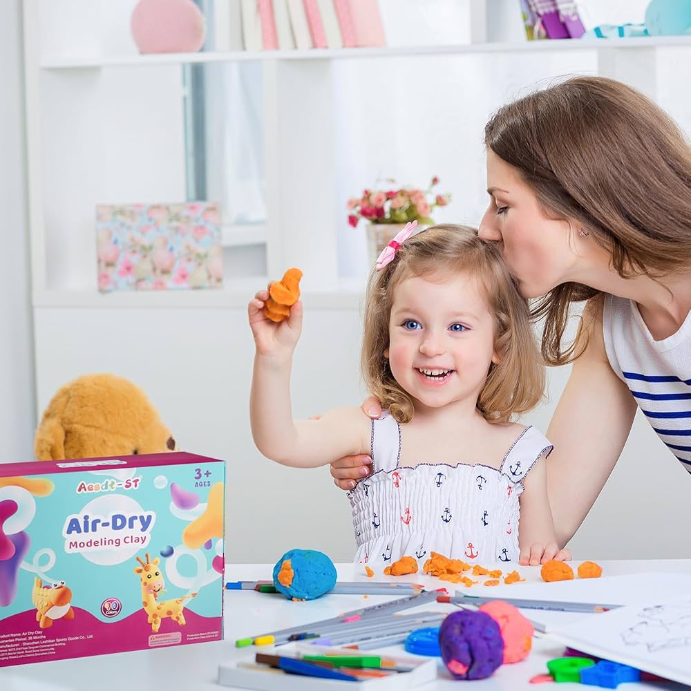 Amazon.com: Air Dry Clay 90 Colors, Modeling Clay for Kids