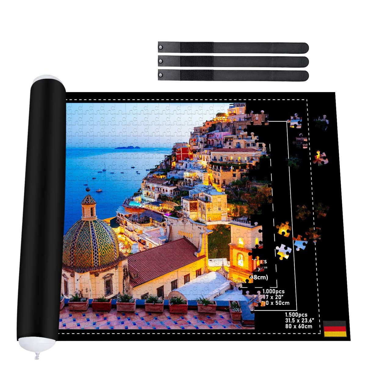 ラヴィール　サブマット Amazon.com: Collectix Premium Felt Puzzle Mat Roll Up - Non-Slip