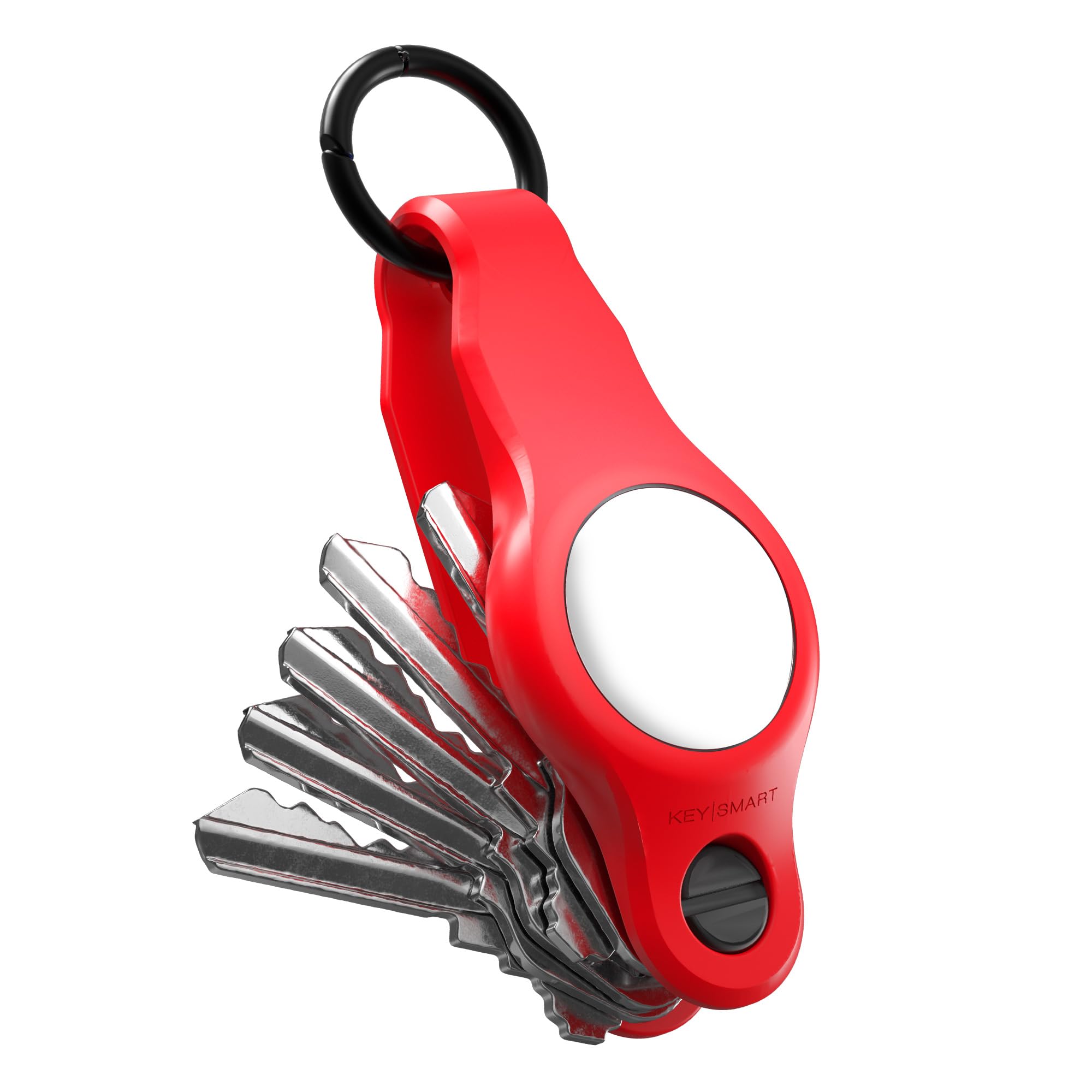 KeySmart Air - Premium Keychain Key Holder Compatible with Apple AirTag, 5 Key Organizer Keychain, Air Tags Not Included
