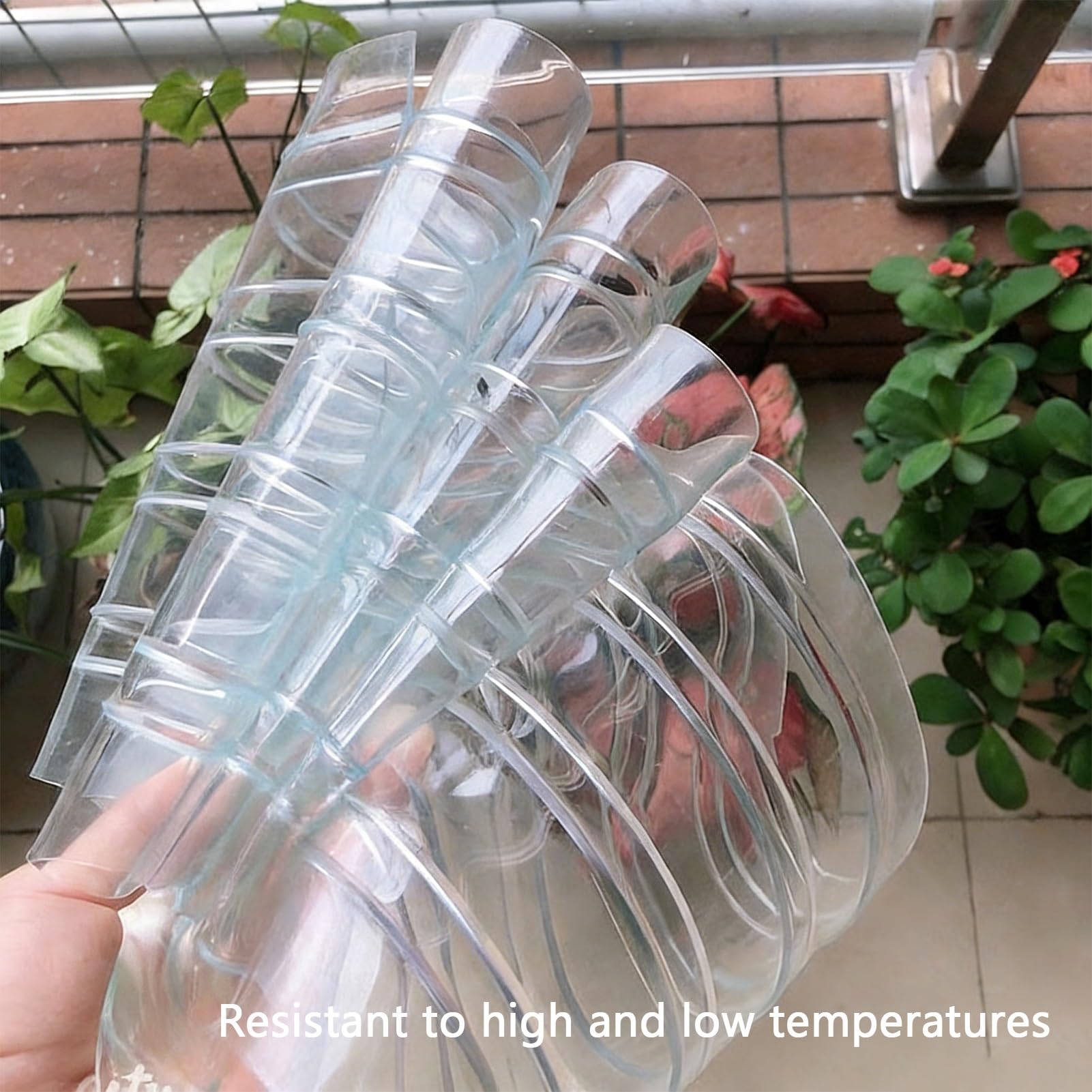 Rideau Porte Lanieres PVC Rideaux à Lamelles Résistant au Vent Lames Stores Verticaux Entrepôt, Cuisine(44.1" W x 90.6" L/112x230cm)