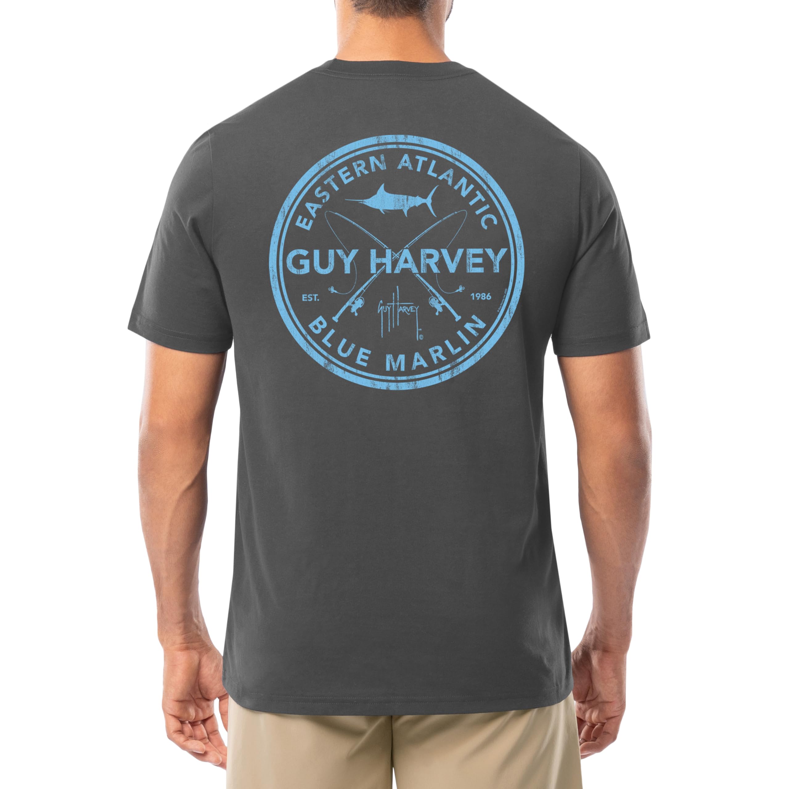 Guy Harvey Men’s Short Sleeve Cotton Graphic T-Shirt