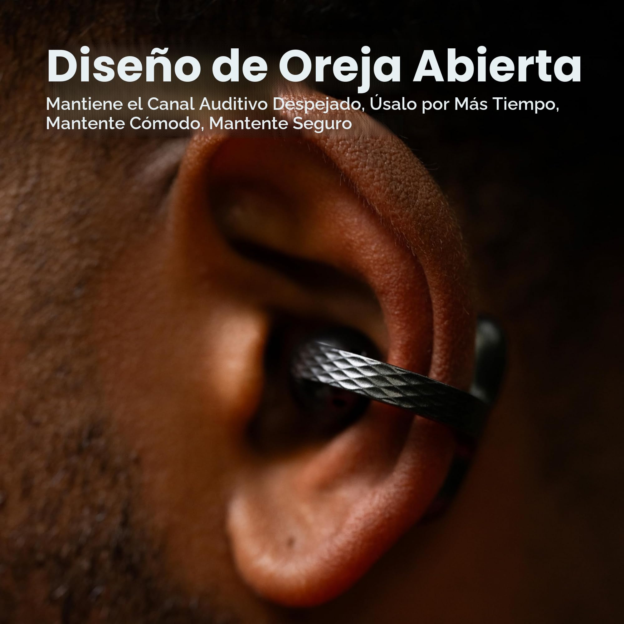 Amazfit Up OWS - Auriculares Bluetooth 5.3, Auriculares inalámbricos de oído Abierto con Control táctil fácil, IPX 4, Resistente al Agua, reducción de Ruido de Fondo AI, Auriculares compatibles con
