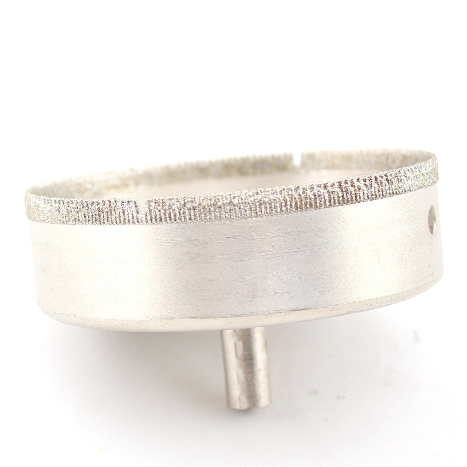 ILOVETOOL Diamentowa ząbkowana otwornica 90 mm do płytek szklanych, ceramicznych, granitowych