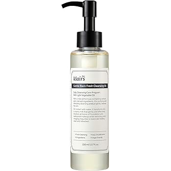 Amazon クレアス Klairs ジェントルブラックフレッシュクレンジングオイル 150ml クレンジングオイル メイク落とし 洗顔 クレンジング 韓国コスメ Dear Klairs Gentle Black Fresh Cleansing Oil 150ml Dearklairs クレンジングオイル 通販