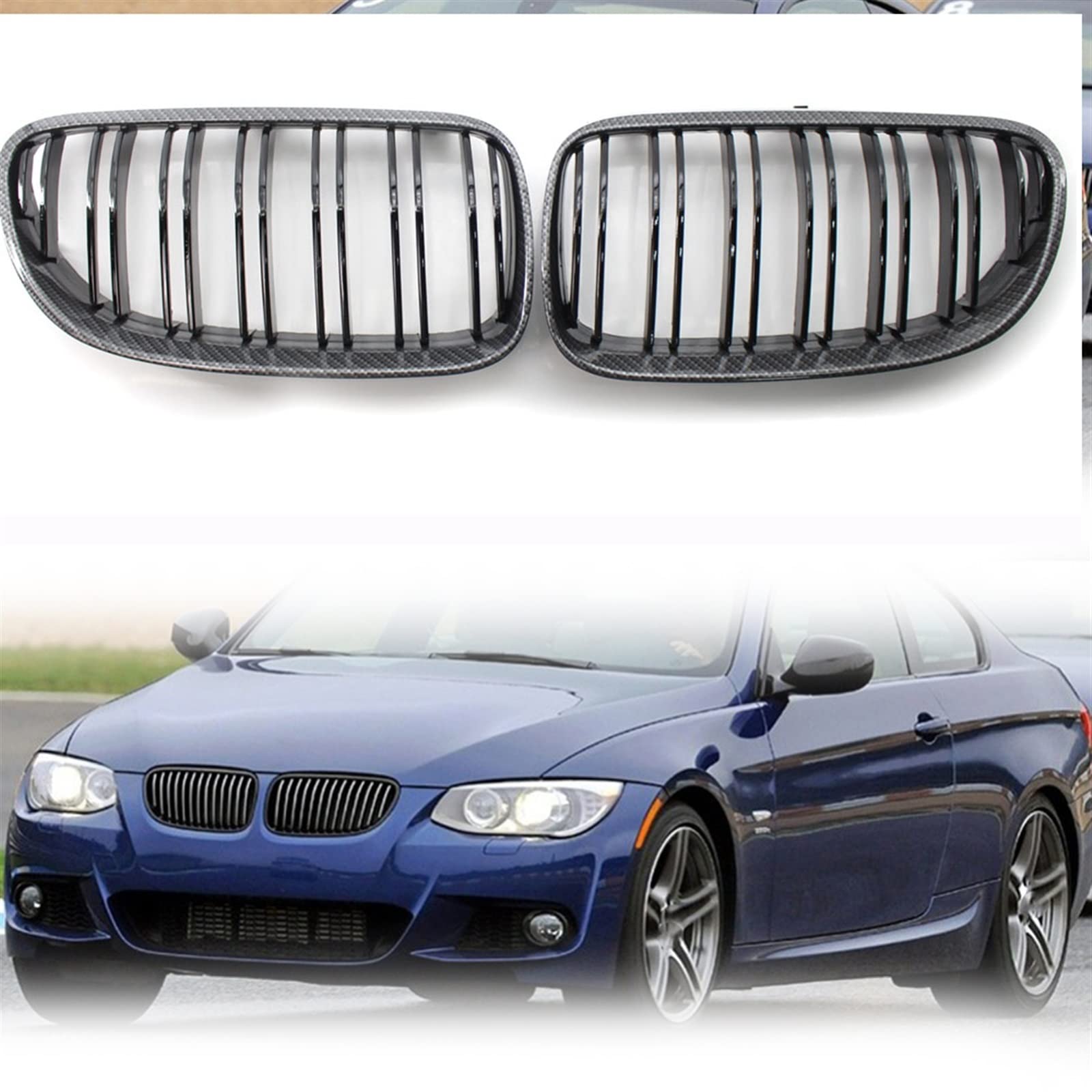 Grille de rein pour BMW E92 E93 remplacer calandre ternie 2 portes - 6