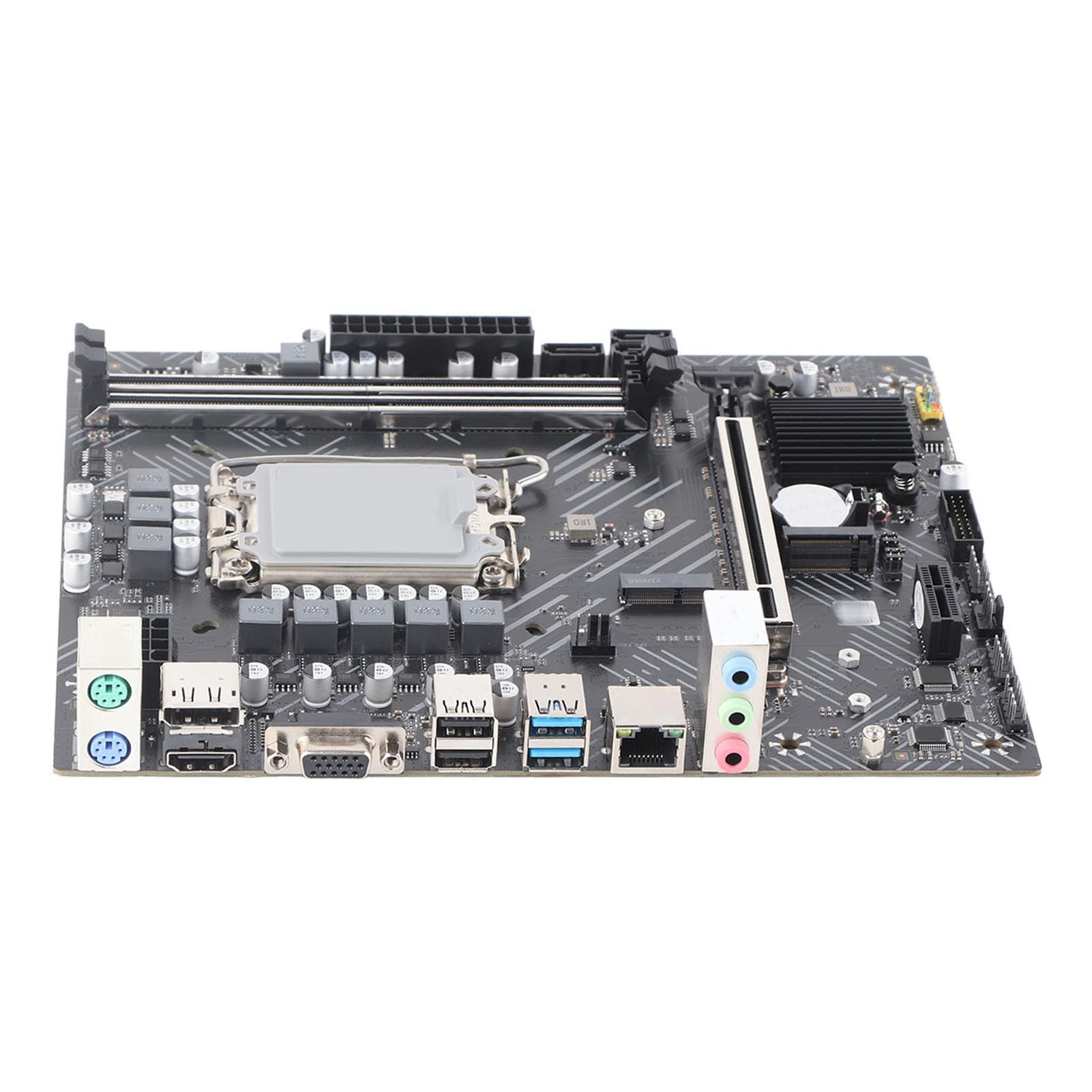 Płyta Główna H610, Płyta Główna LGA 1700 DDR4 do Komputera Stacjonarnego, Płyta Główna do Procesora M.2 Core 12 Generacji z Interfejsem WIFI