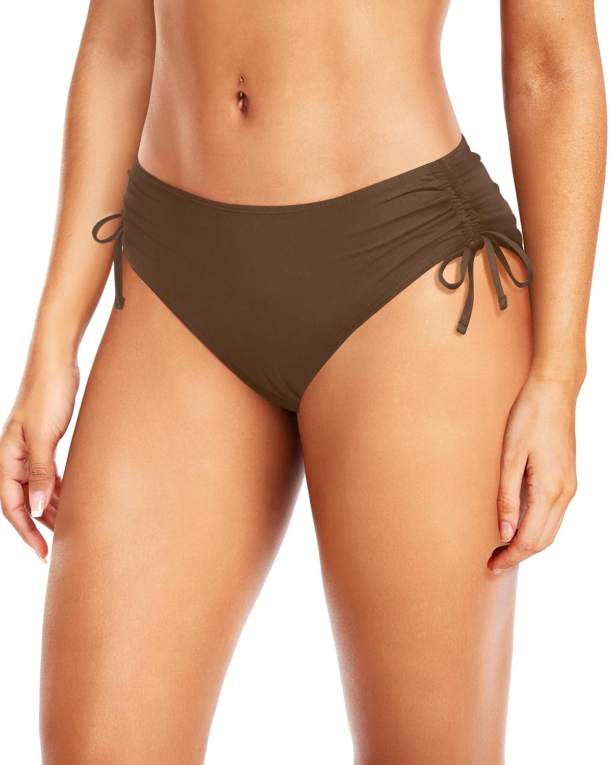 Daci Women Mid Waist Bikini Bottoms