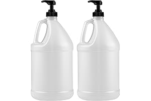 Kitchentoolz 1-Gallon Plastic Jug with Pump Dispenser