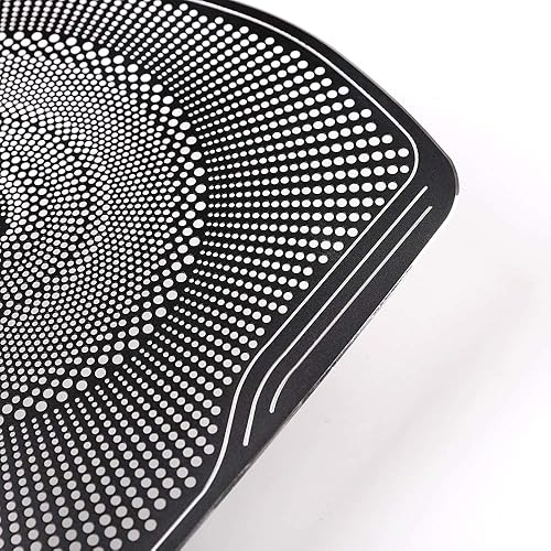 Miniatura 4 de YIWANG Cubierta del altavoz del tablero de instrumentos del coche de acero inoxidable para Mercedes Benz Clase C W205 C180 C200 C260 2015-2018 GLC