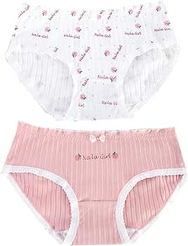 YOMORIO Cute Lace Strawberry Panties Womens Anime Underwear