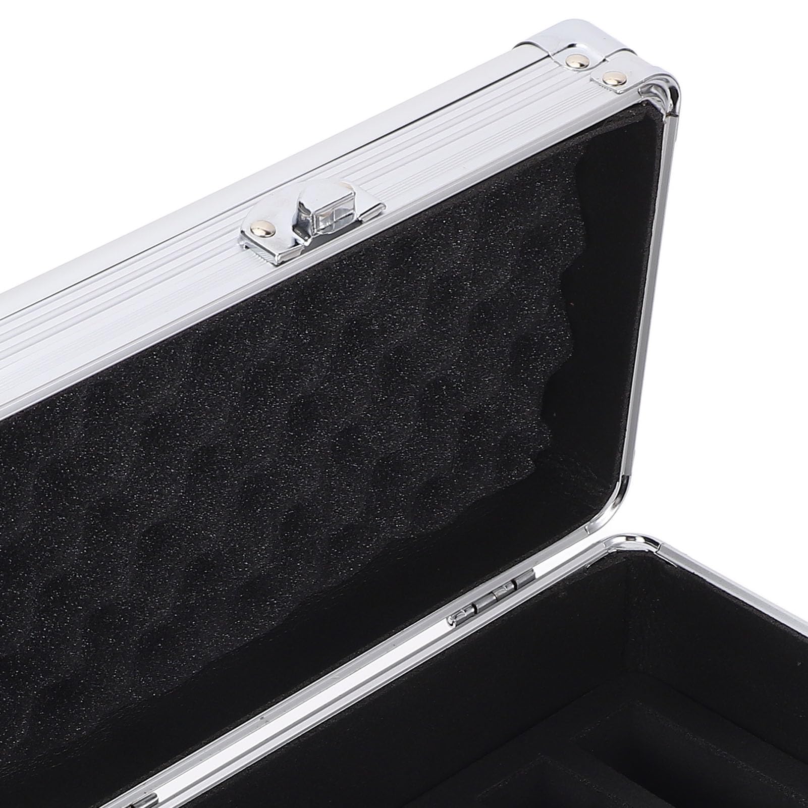 Custodia per CD DVD Custodia per organizer multimediale portatile in ABS ignifugo a 6 slot per auto da viaggio per ufficio domestico Nero 25x20x17 cm