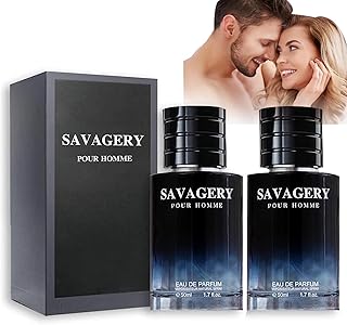 Flysmus Savagery Pheromone Men Perfume, Long Lasting Pheromone Cologne for Men, Pheromone Perfume Spray for Men Attract Women, Romantic Glitter Perfume Gift (Size : 2pcs)