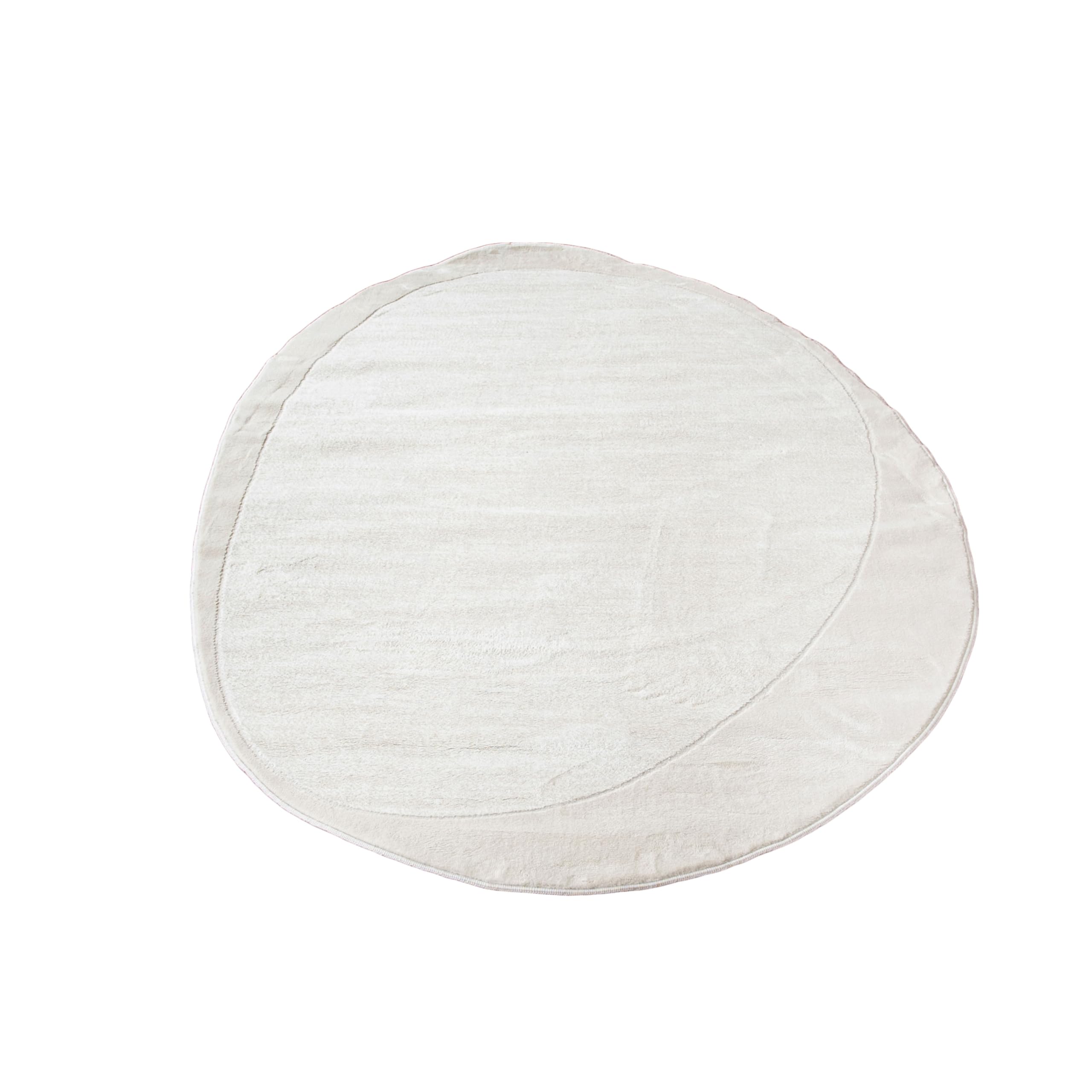 Mazovia Tappeto Moderno dal Design Astratto Irregolare a Pelo Corto Grande per Salotto - Tappeti per Camera Doppia, Camera da Letto e Sala da Pranzo - Beige – 120 x 170 cm