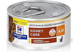 Hill's Prescription Diet k/d Kidney Care Chicken & Vegetable Stew Wet Cat...