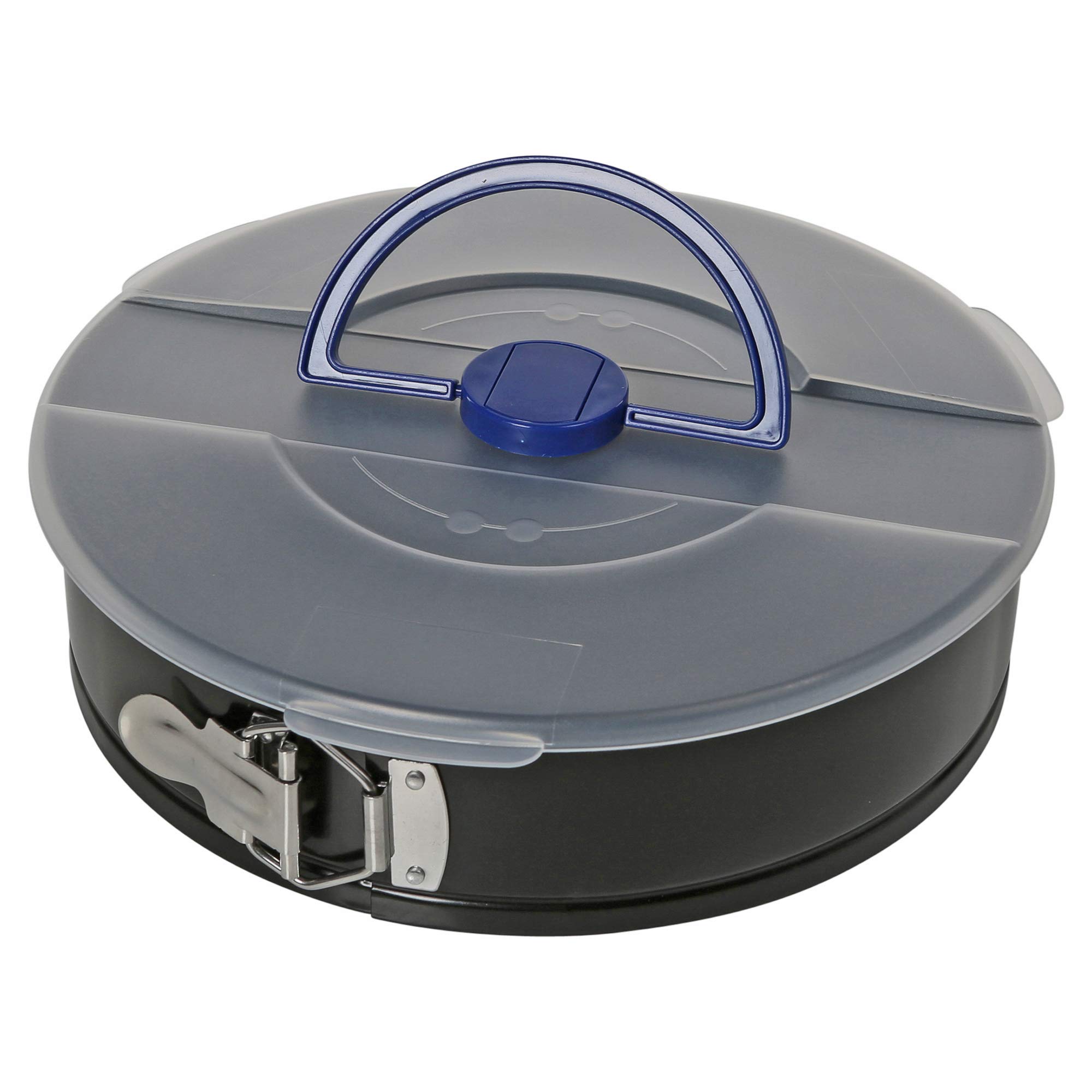 Cake Tin Lid Patisserie Plate Round Cake Dish Storage Container