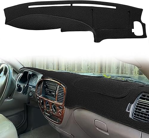 Fcovergurus Alfombrilla de cubierta de tablero de ajuste personalizado para Toyota Tundra 2000-2006Toyota Sequoia 2001-2007 con recorte para bolsa Fcovergurus Alfombrilla de cubierta de tablero de ajuste personalizado para Toyota Tundra 2000-2006Toyota Sequoia 2001-2007 con recorte para bolsa