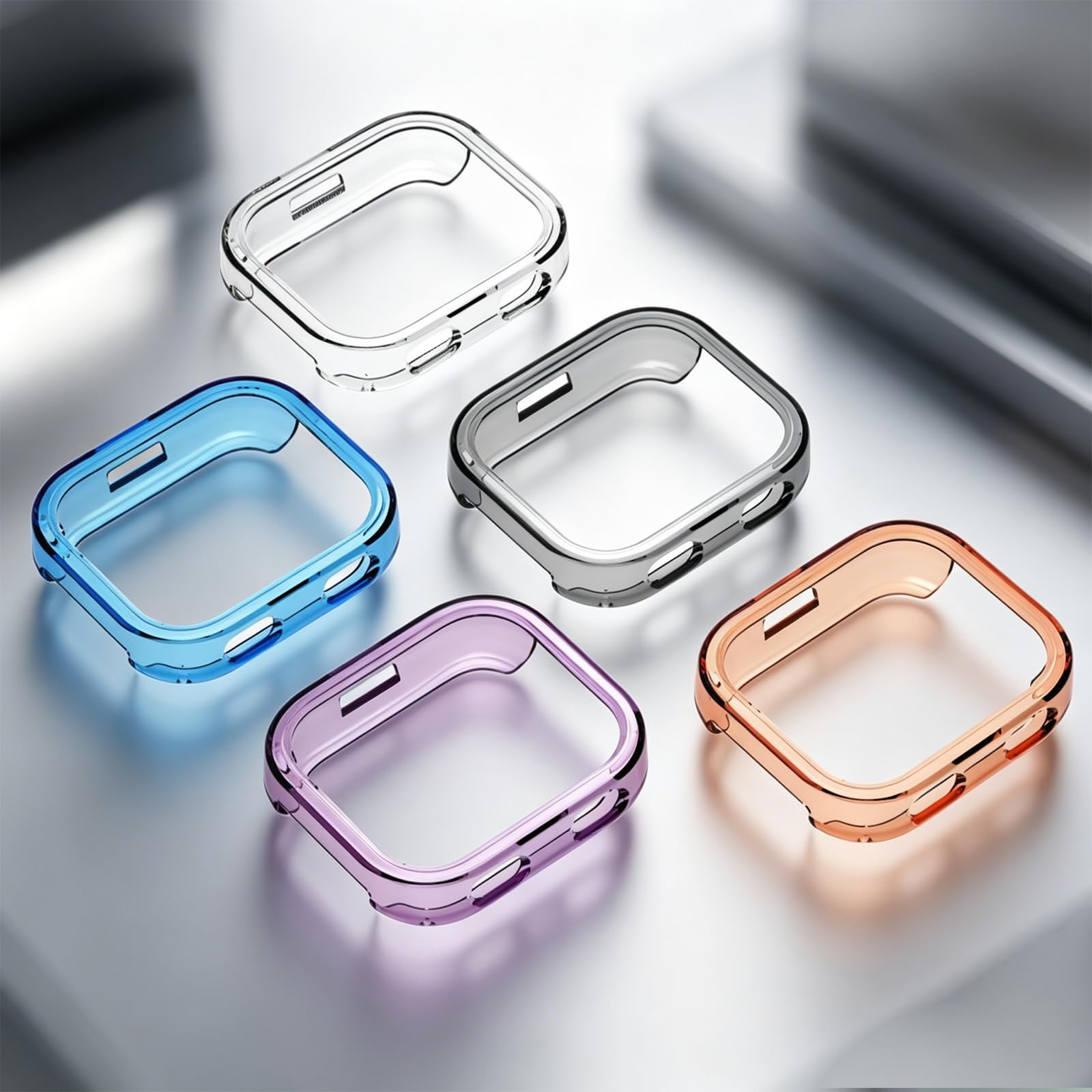 Daily Wear Smartwatch Case for BIP, TPU, Clear view 8