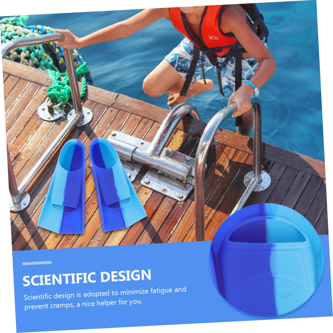 Kisangel Courtes Silicone Souple pour Natation et Snorkeling Confortables et Flexibles Adaptées Adultes et Garçon Fille Protection et Entraînement Piscine