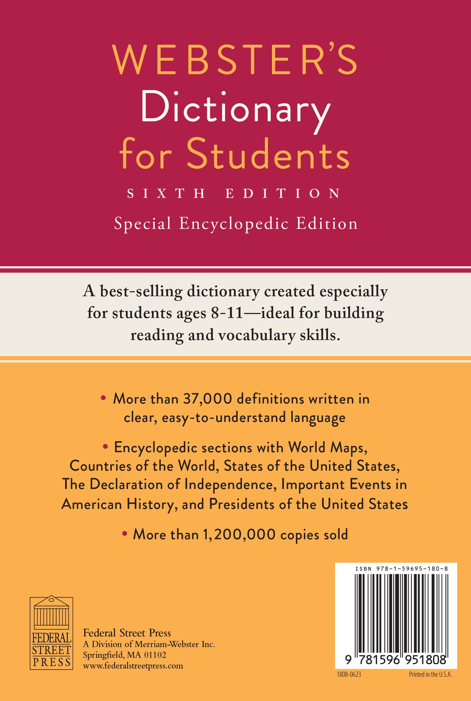 Webster's For Students Dictionary/Thesaurus Shrink-Wrapped Set - Image 10