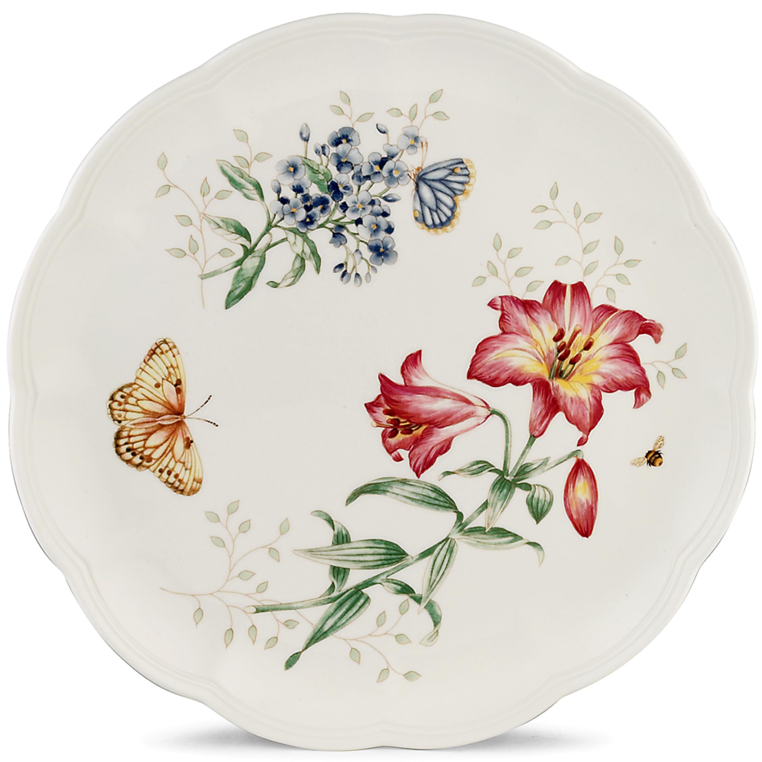 LenoxButterfly Meadow Fritillary Dinner Plate