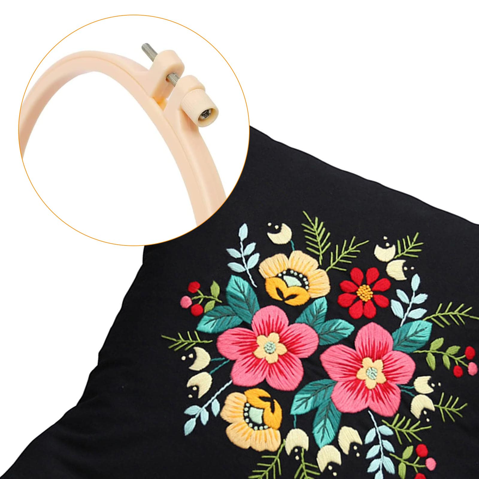 Embroidery Kit Pillowcase DIY Kit Cushion Cover Pillow Cover Embroidery Kit - Image 4