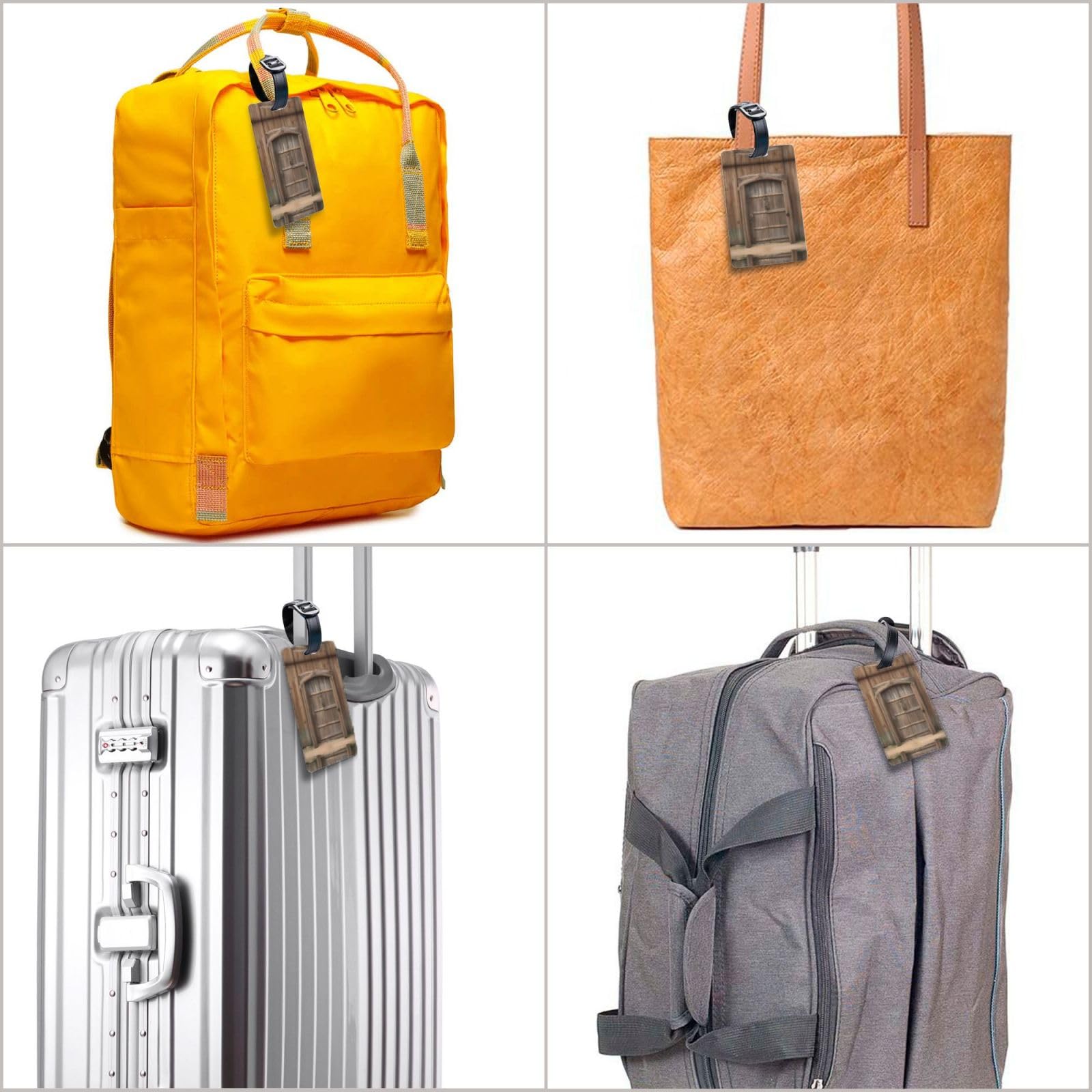 90 Etichette Bagaglio Pastello PLG Con Stringa – Rettangolari, Multicolore, Per Valigia E Regalo