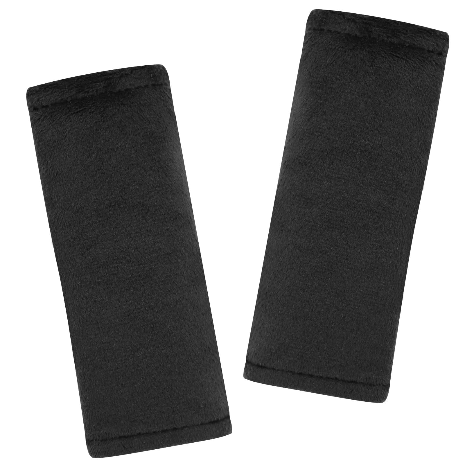 SWESEN Baby Car Seat Belt Covers for Boys and Girls, Carseat Shoulder Padding, Soft Car Seat Neck Cover, Mink Car Seat Straps Shoulder Pads, Solid