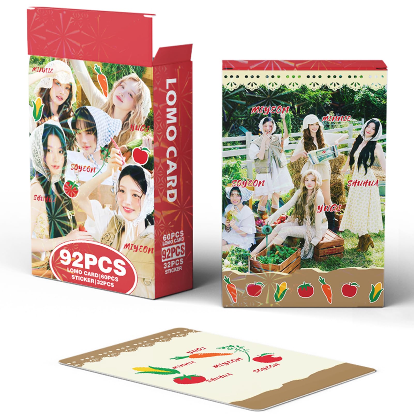 Amazon.com: KPOPBP (G) I-DLE 55pcs Photocards KPOP Album I Feel