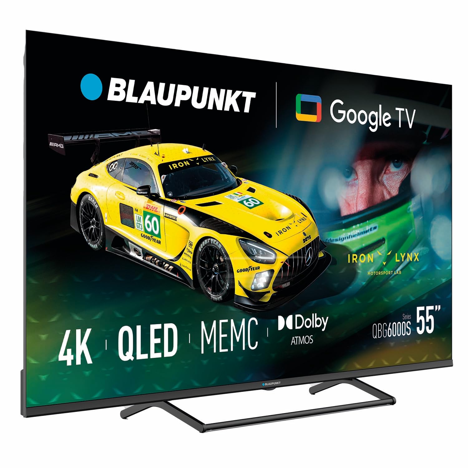 BLAUPUNKT 55" Smart TV, Google TV, QLED, UHD (4K),Dolby Atmos,Dolby Viusion,MEMC, 55QBG6000S