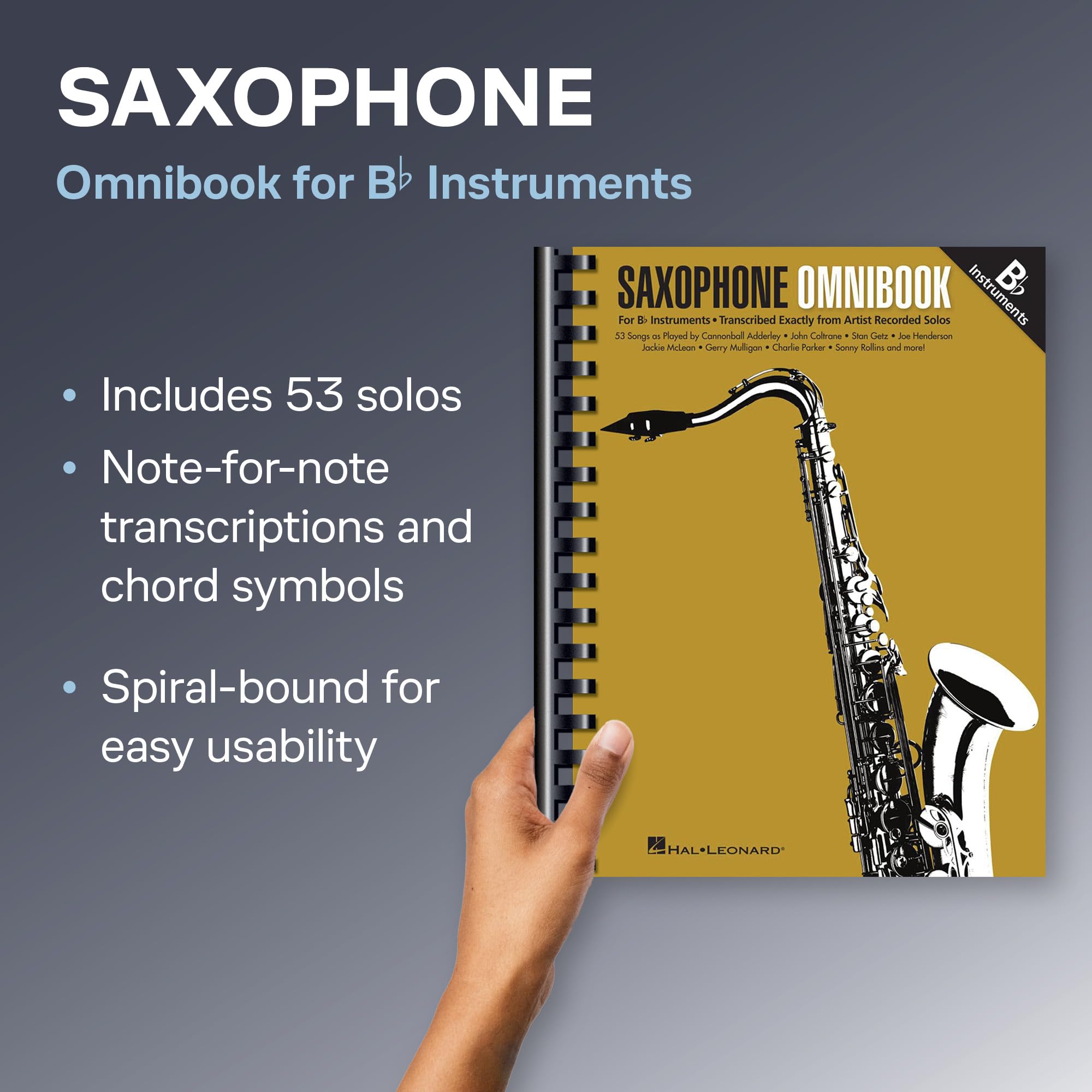Saxophone Omnibook for B-Flat Instruments: Transcribed Exactly from Artist Recorded Solos