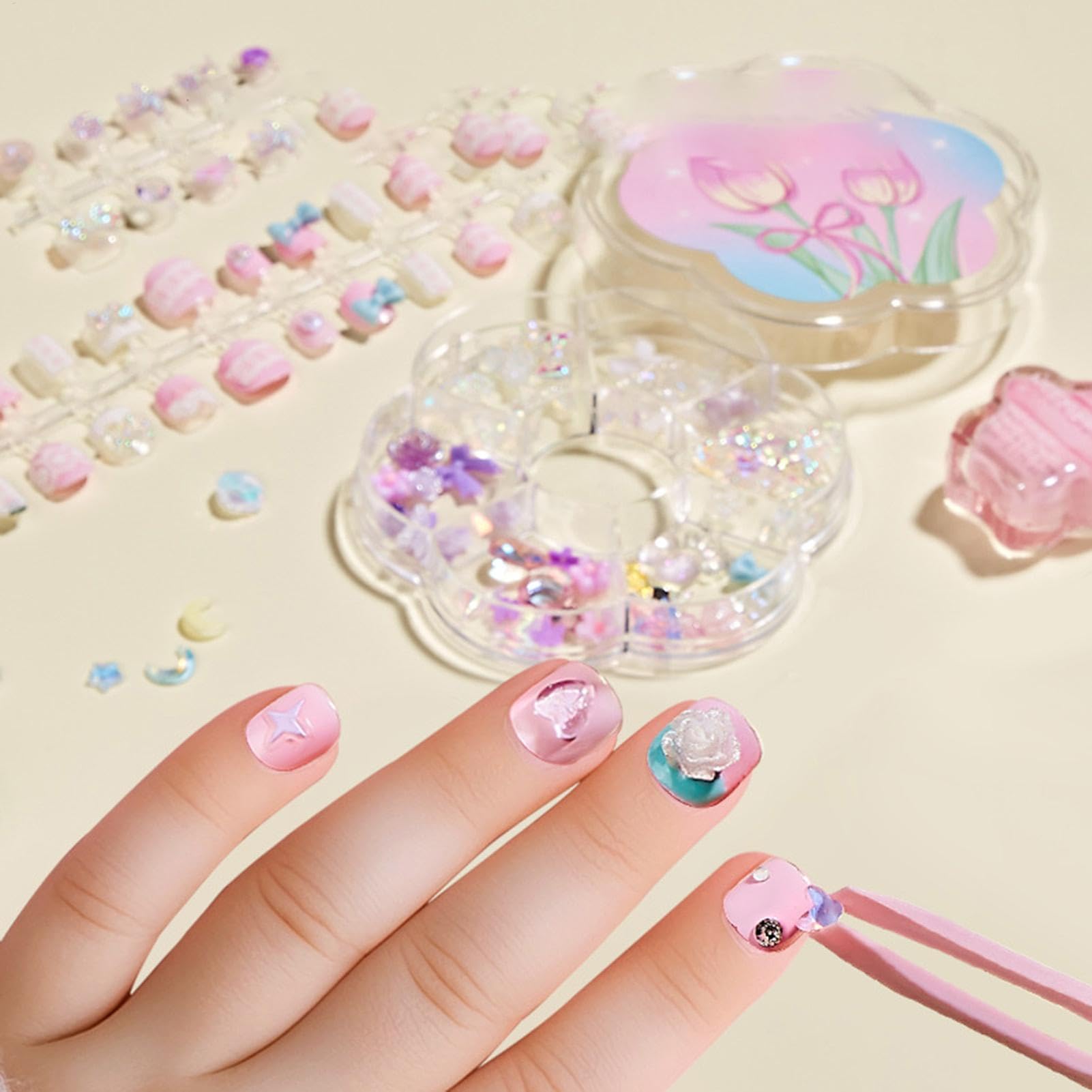 Kits de pour , ensemble de vernis à ongles pour filles