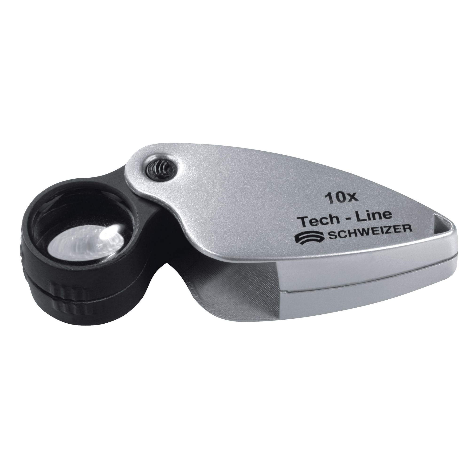 Schweizer Lupa Plegable Tech-Line 10x