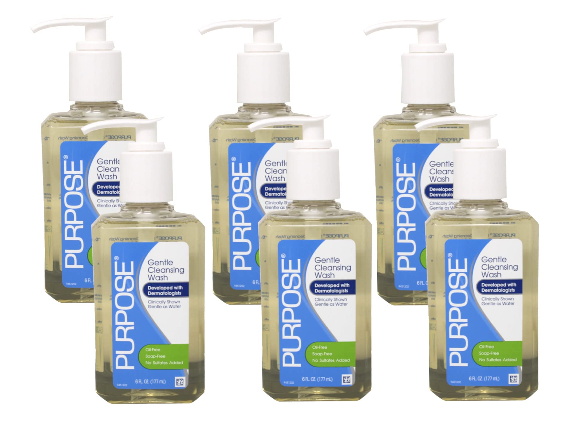 Purpose Gentle Cleansing Wash, 6 oz (Pack of 6)