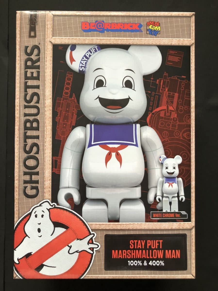 Amazon | STAY PUFT MARSHMALLOW MAN WHITE CHROME Ver. 100％ & 400 