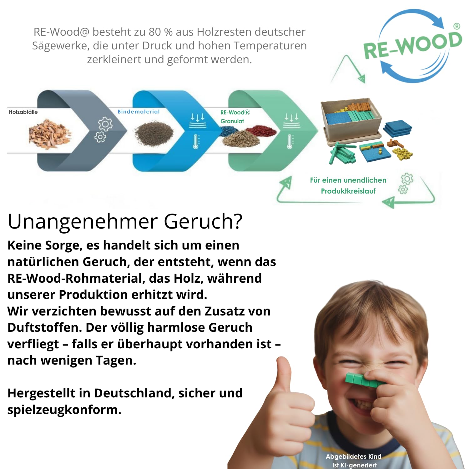 WISSNER® RE-Wood Farbiger Dienes Klassensatz (452 Teile) – Lernspielzeug