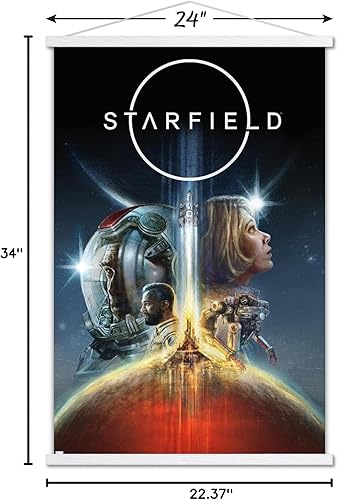 Miniatura 7 de Trends International Starfield - Key Art Wall Poster, 22.37" x 34.00", Print and White Hanger Bundle Juego de perchas blancas y estampadas,Juego de