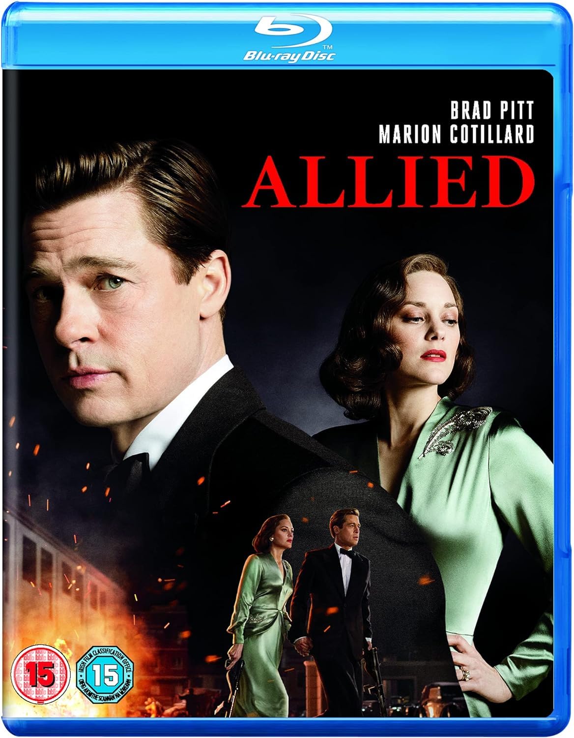 Allied (Blu-ray + Digital Download) (Uncut | Region Free Blu-ray | UK Import)