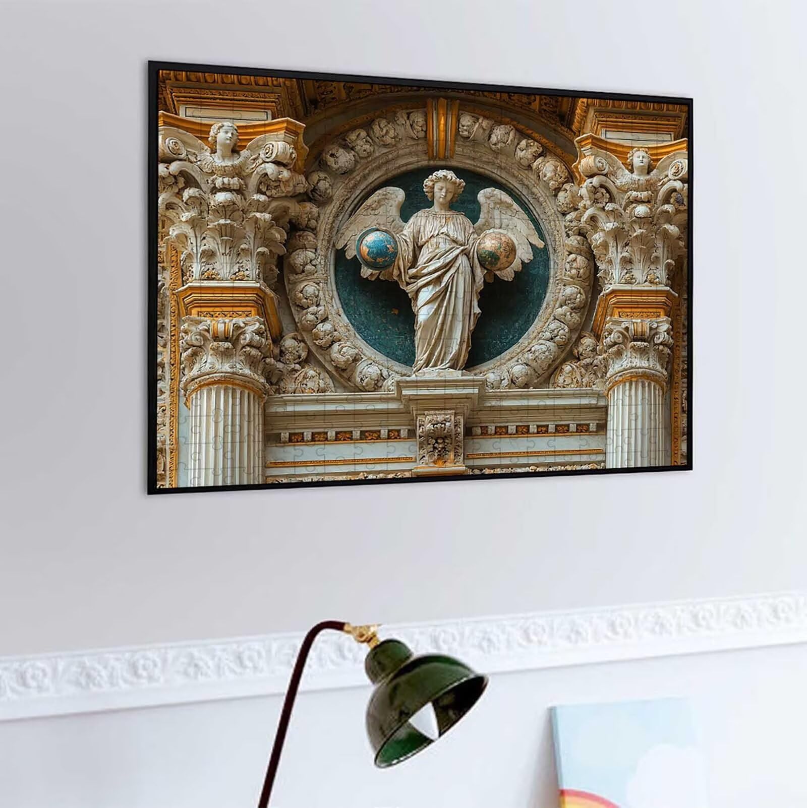1500 Pezzi di Puzzle, donna rosso 1500 Pezzi di Puzzle per Adulti, Regalo Anniversario, Regalo Natale, Decorazione Della Casa, Prevenzione Della Degenerazione Cerebrale Negli Anziani PjY1102 Z-F