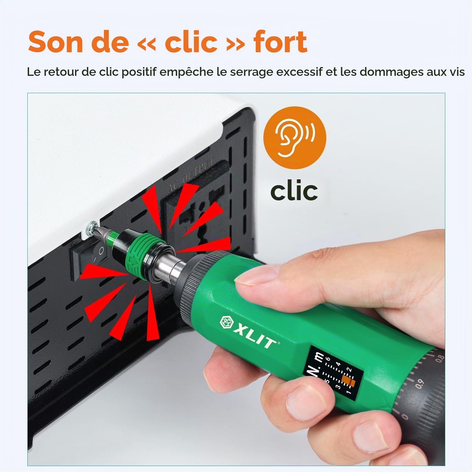 Lot de 13 tournevis dynamométriques - 1-6 Nm, porte-embout à serrage rapide hexagonal 1/4", échelle visuelle, embouts en acier S2 – Outil de précision pour vélo, électronique et mécanique de