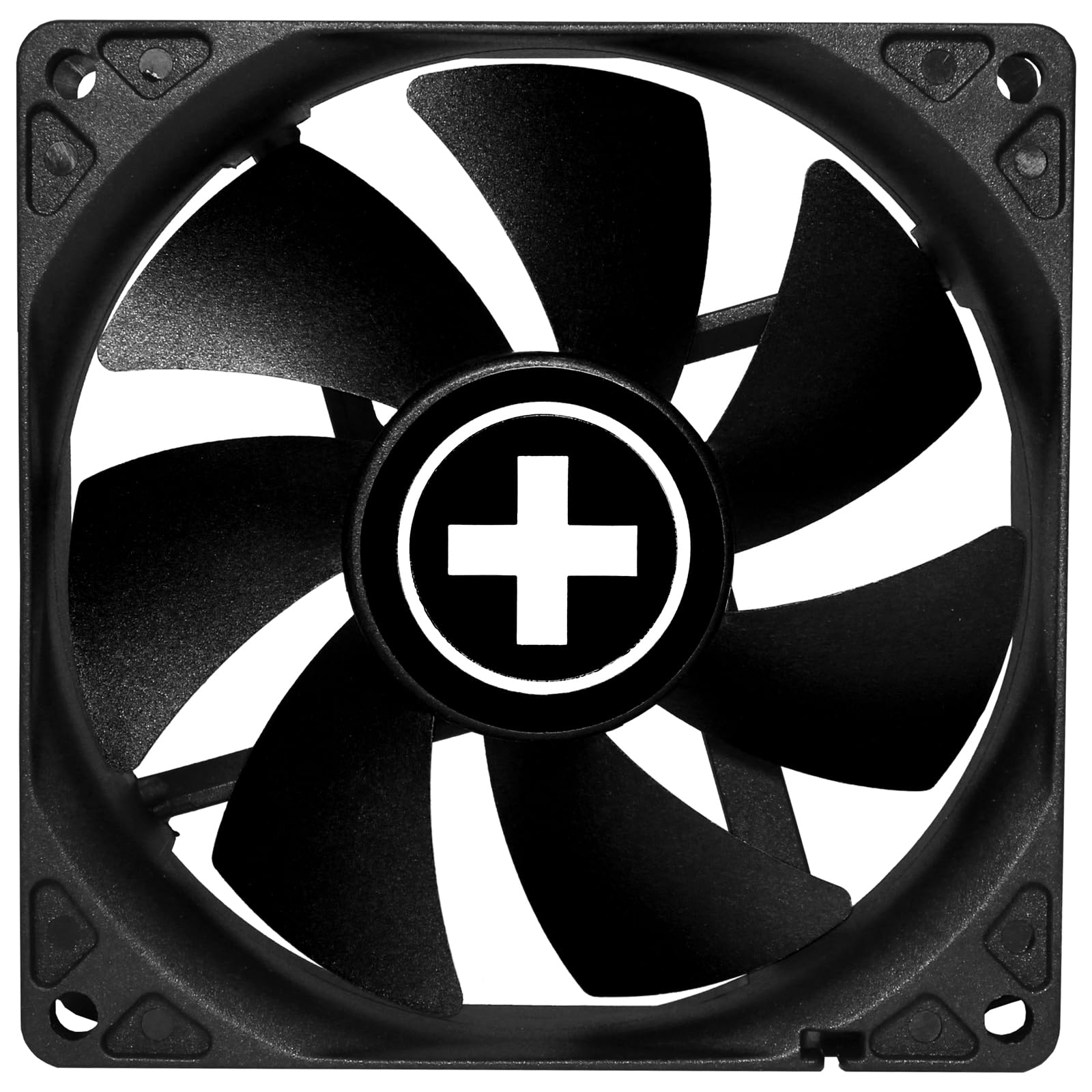 Xilence XPF92.B - Ventilador de carcasa silencioso de 92 mm, tamaño pequeño de 3 pines/4 pines, instalación fácil, longitud de cable de 300 mm, rodamiento hidráulico, buen flujo de aire, flujo de aire