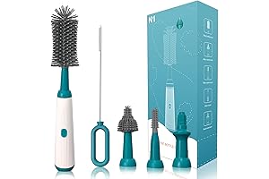 Electric Baby Bottle Brush Cleaner Set