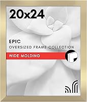 Vista 54 de Americanflat - Marco para cuadro de 16x20 con plexiglás pulido - Marcos anchos para cuadros fabricados en madera de ingeniería para exhibición